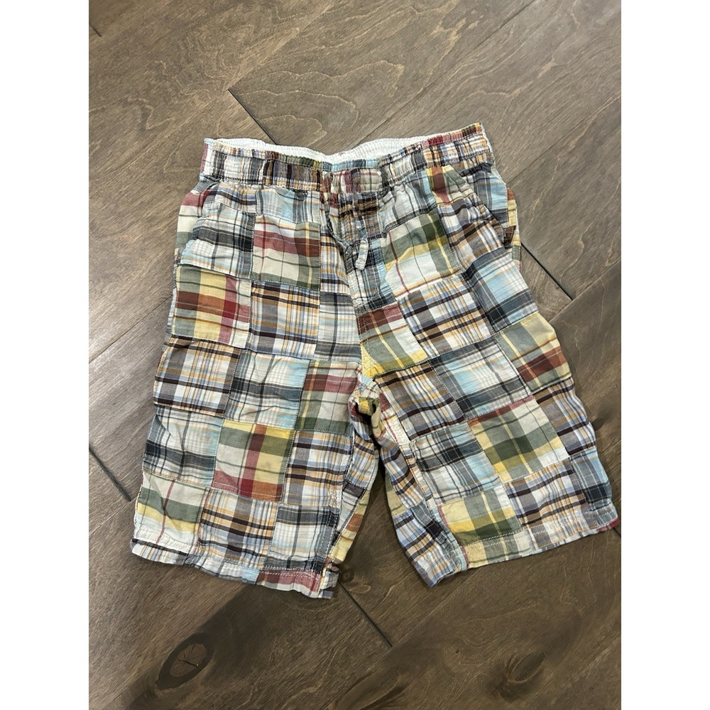 Arizona‎ Jean Co. Boys' Madras Plaid Cargo Pants, 7 Regular